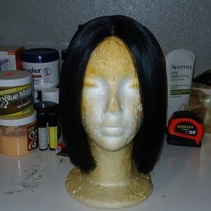 Sleek Black Wig for Women